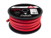 Кабель силовой Aura PCC-550R OFC, 0/1AWG/50мм2, 1 метр, красный