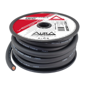 Кабель силовой Aura PCC-550B OFC, 0/1AWG/50мм2, 1 метр, черный