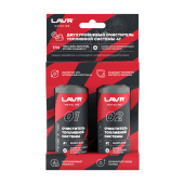 Двухуровневый очиститель топливной системы 4T, 120/120 мл LAVR Ln7718 Двухуровневый очиститель топливной системы 4T, 120/120 мл LAVR Ln7718