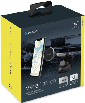 Держатель Deppa (55180) Mage Cannon, cерый Держатель Deppa (55180) Mage Cannon, cерый