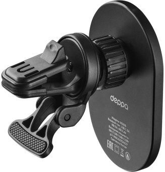 Держатель Deppa (55203) Mage Safe Flat, черный Держатель Deppa (55203) Mage Safe Flat, черный