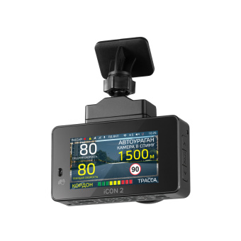 Комбо-устройство iBOX iCON 2 LaserVision WiFi Signature DUAL Комбо-устройство iBOX iCON 2 LaserVision WiFi Signature DUAL