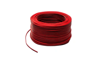 Кабель акустический/монтажный Aura SCS-C050 OFC , черный/красный, 0.5мм2, 1 метр