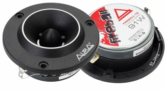 Твитер Aura FIREBALL-T2 4" ВЧ-драйвер, 4 Ом, 3000Hz-20kHz,100дБ, 51/91 Вт,1"катушка, монт. глуб.28мм