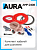 Комплект кабелей для усилителя Aura AMP-2408, 4х10мм2
