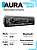 Автомагнитола Aura FIREBALL-304BT USB/SD, 12/24W, белая подсветка